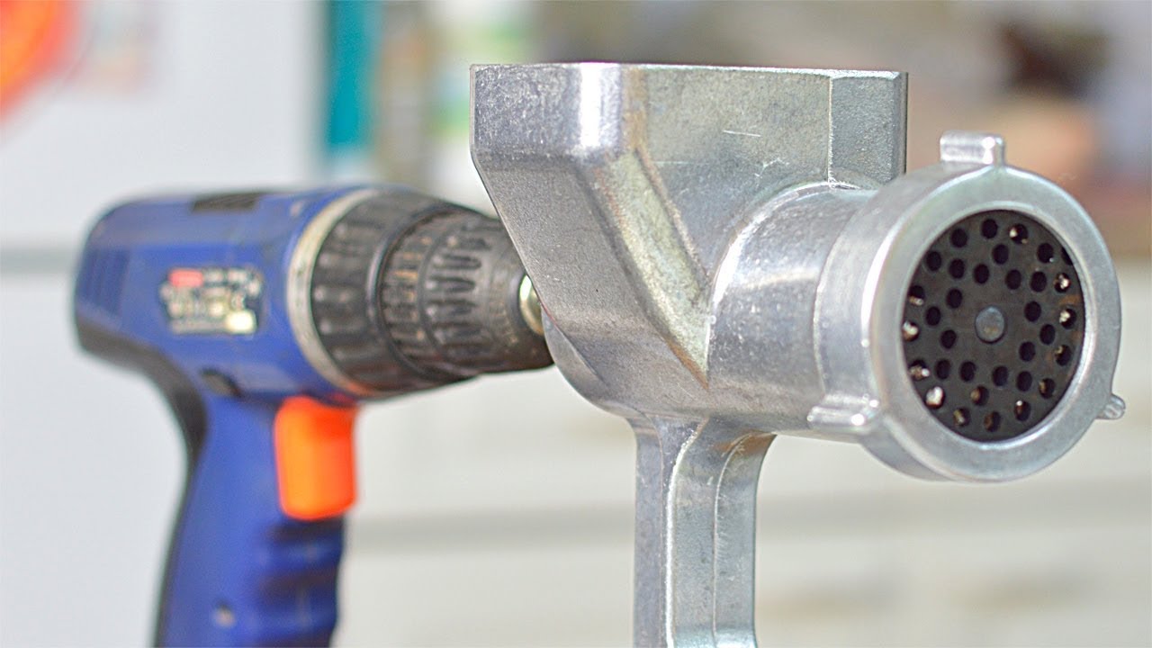 conduire à partir d'un tournevis pour un hachoir à viande