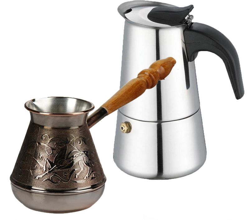 cafetière geyser ou turque