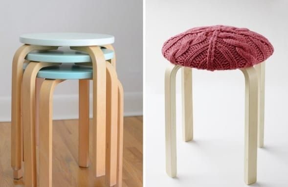 mise à jour du tabouret en 2 couleurs