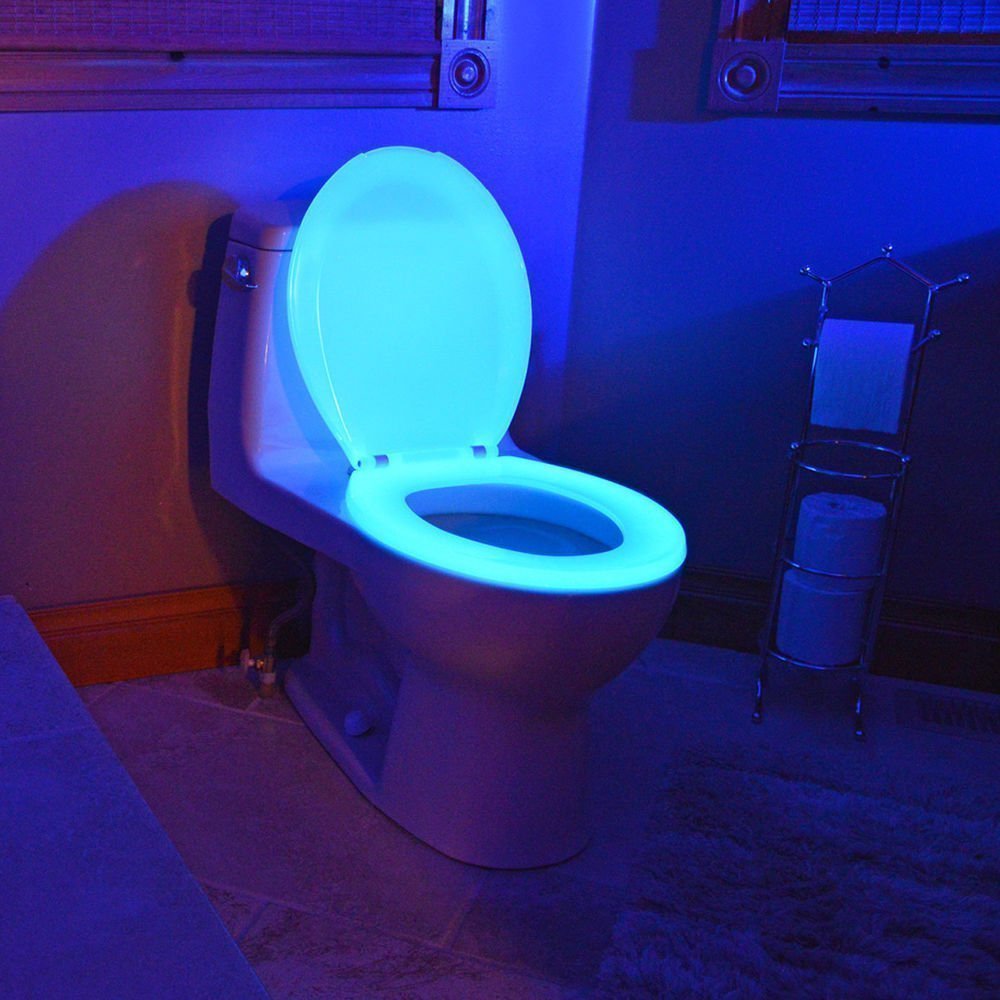 Bandes LED sur les toilettes