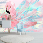 Papier peint photo pour chambre de fille