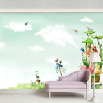 Papier peint photo pour chambre de fille