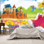 Papier peint photo pour chambre de fille