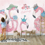 Papier peint photo pour chambre de fille