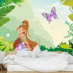 Papier peint photo pour chambre de fille