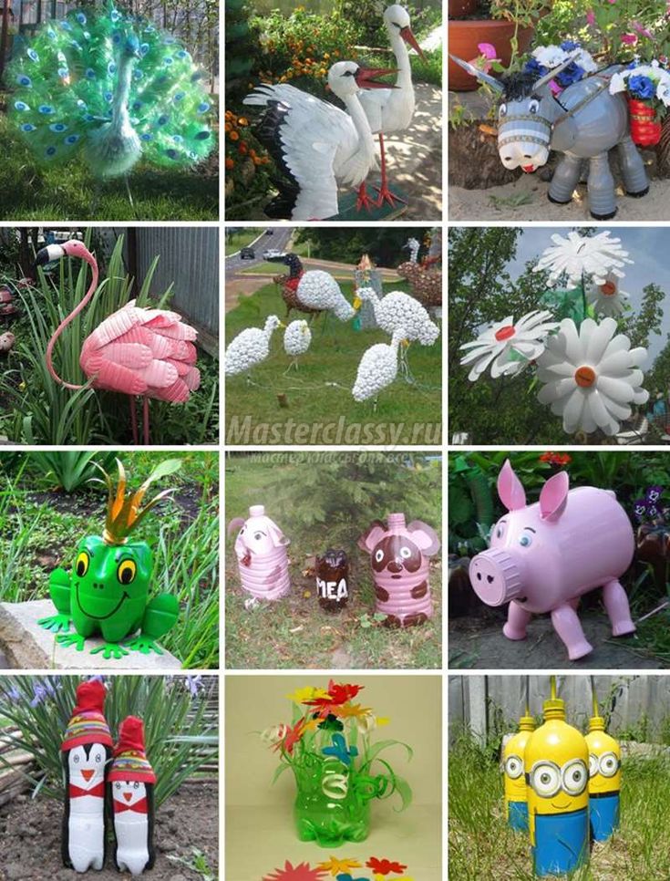 artisanat à partir de bouteilles en plastique