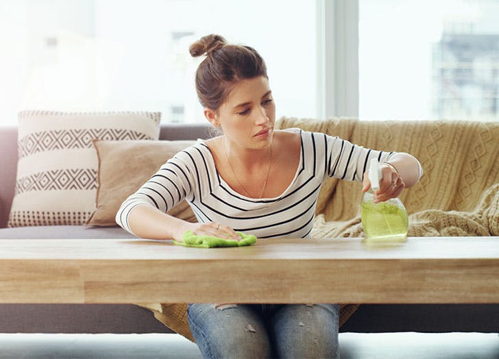 nettoyage de la maison