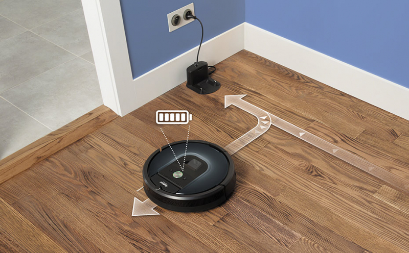 charger le robot aspirateur