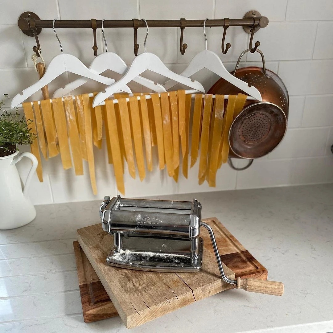 Séchage des nouilles maison