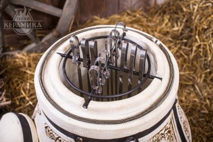 tandoor de l'intérieur