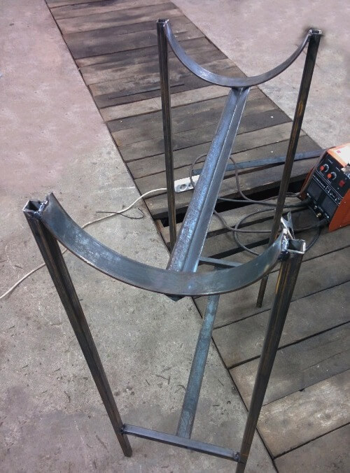 Jambes de four hollandais.