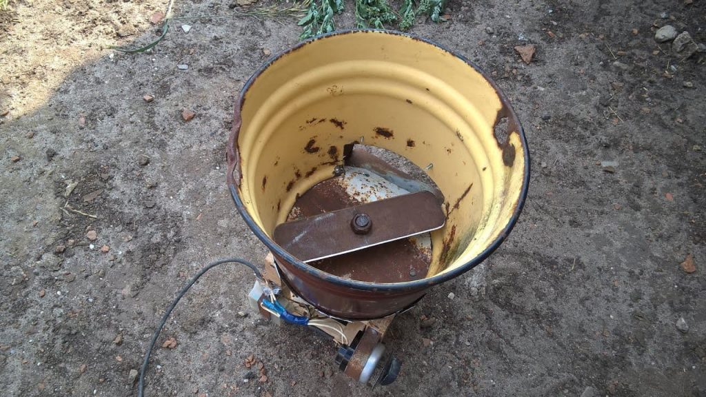 Conteneur d'un seau.