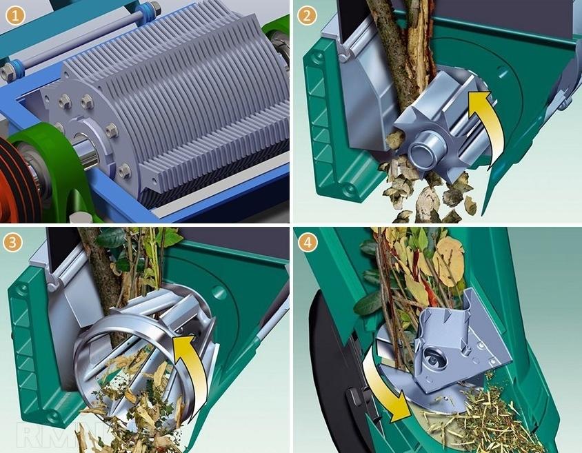 cutter ou copeaux de bois