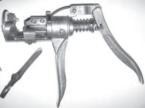 Sécateur à greffer fait maison.