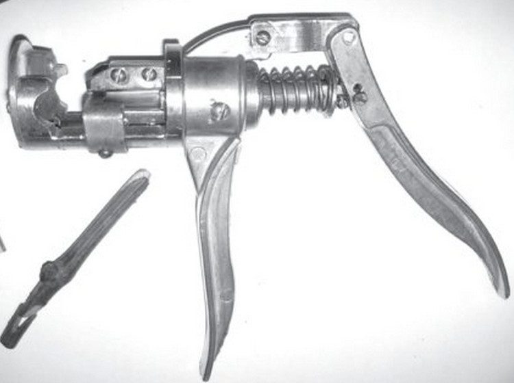 Sécateur à greffer fait maison.