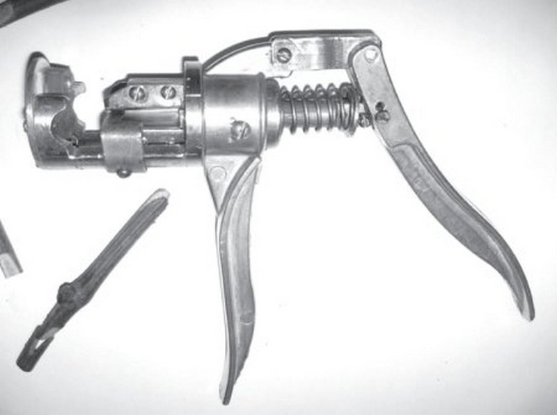 Sécateur à greffer fait maison.