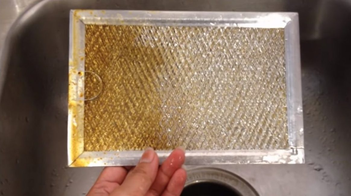 Nettoyage de la grille du capot