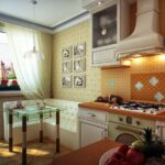 Lustre dans la cuisine