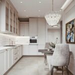 Lustre dans la cuisine