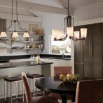 Lustre dans la cuisine