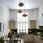 Lustre dans la cuisine