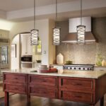 Lustre dans la cuisine