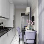 Lustre dans la cuisine