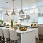 Lustre dans la cuisine