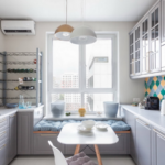 Lustre dans la cuisine