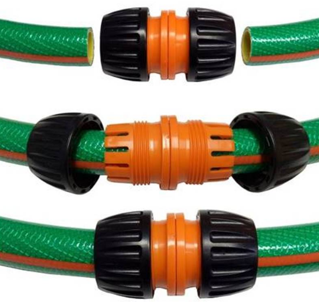 Connexion à l'aide d'un raccord de réparation.