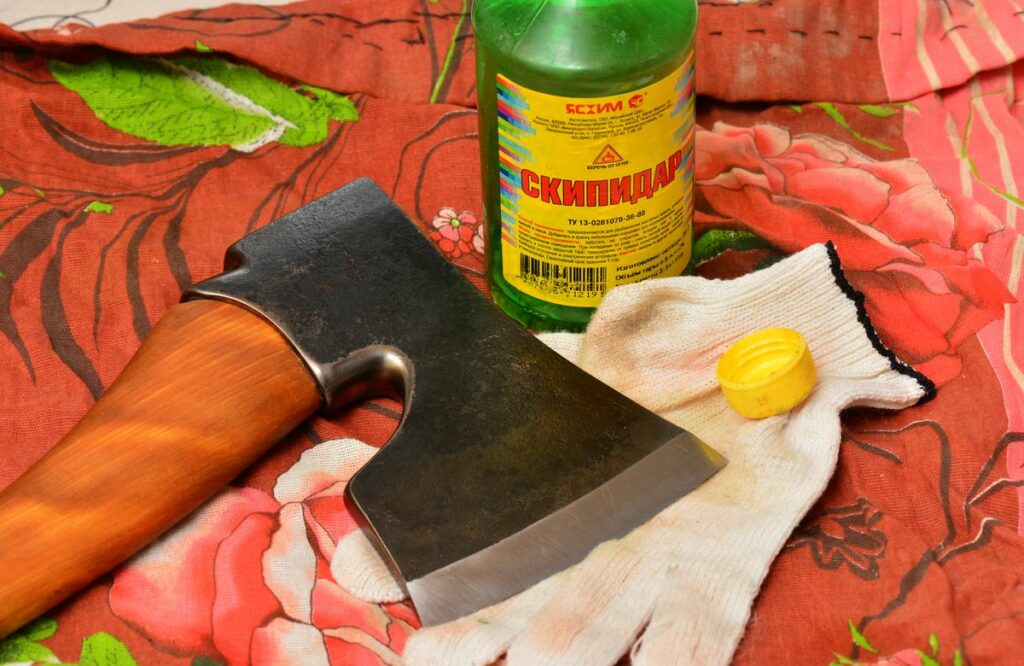 comment traiter le métal d'une hache pour qu'elle ne rouille pas