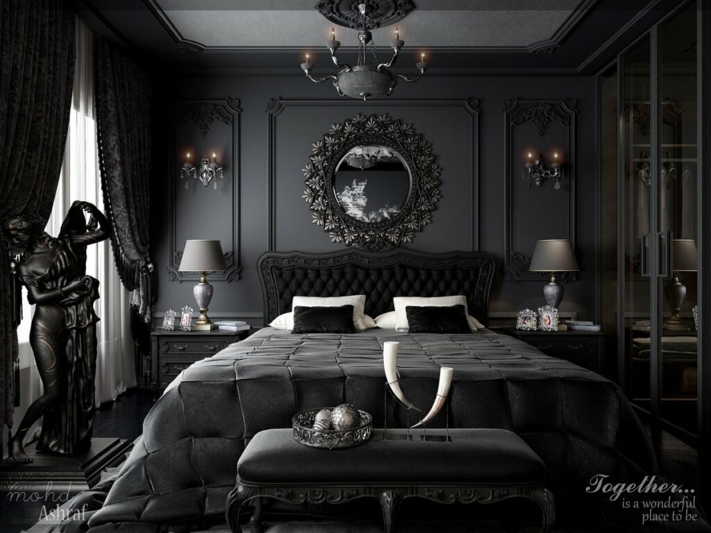 Chambre noire.