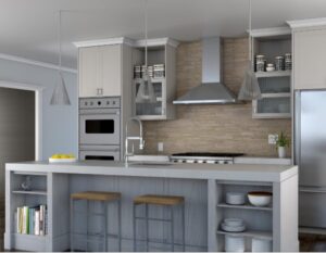 Hotte avec sortie d'aération