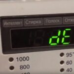 Erreur dE sur la machine à laver