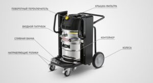 Aspirateur de chantier