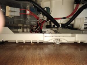 Fuite dans la chambre de lavage