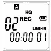 Appuyez sur REC pour démarrer l'enregistrement.