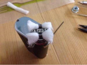 Comment changer le coton sur un goutteur