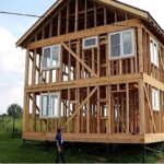 Matériau du mur à cadre