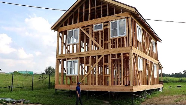 Matériau du mur à cadre