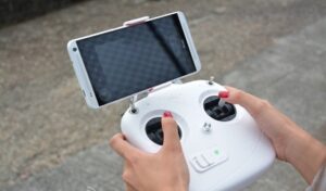 Panneau de commande du quadricoptère