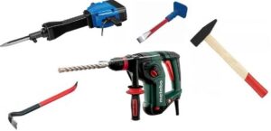 Comment retirer une chape du sol - outils