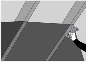 Isolation du toit de la maison 1