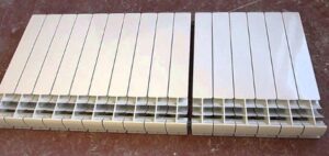 Connexions de la batterie de chauffage