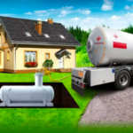 Gazomètre pour une maison privée