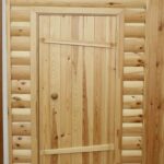 Porte en bois classique