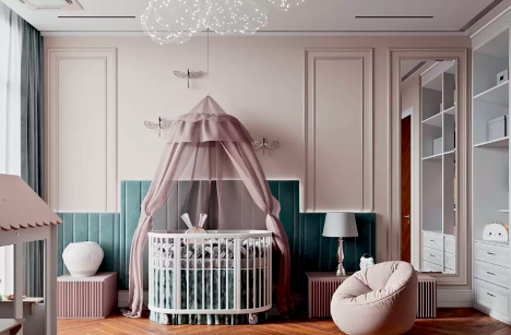 Chambre pour une fille nouveau-née