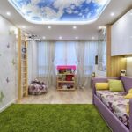 Plafond dans une chambre d'enfant