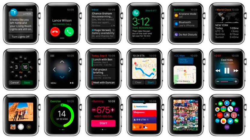 Applications Apple Watch