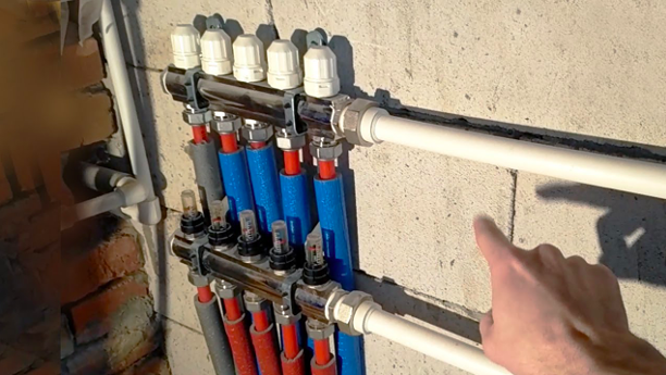 Connecter un peigne pour sol chauffant